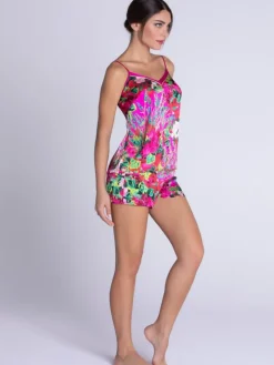 Top ENVOLEE DE FLEURS aus Stretchseide von Lise Charmel