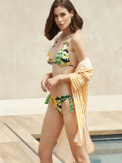 Triangel Bikini BAHAMAS in grün-bunt von Ritratti Mare