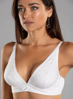 Triangel Bralette mit Baumwolle PIACEVOLE Cotone Candy von Cotton Club