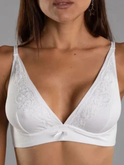 Triangel Bralette mit Baumwolle PIACEVOLE Cotone Candy von Cotton Club