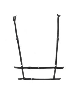 Triangel Longline BH BLACK SWAN aus Spitze von Prelude Milano