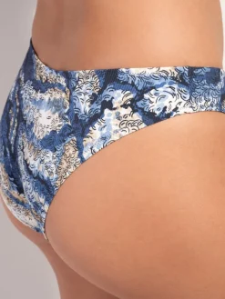 Triangel-Bikini SELENA TIZYA 66 blau-creme von Pain de Sucre