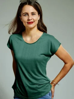 T-Shirt CINDA von Kokon Zwo mit Seide und Leinen