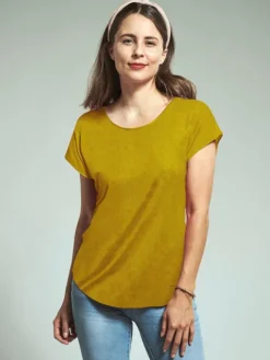 T-Shirt CINDA von Kokon Zwo mit Seide und Leinen