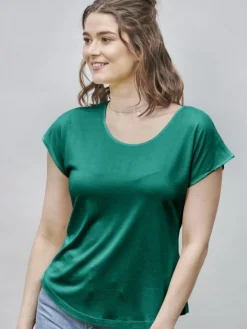 T-Shirt CINDA von Kokon Zwo mit Seide und Leinen