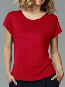 T-Shirt CINDA von Kokon Zwo mit Seide und Leinen