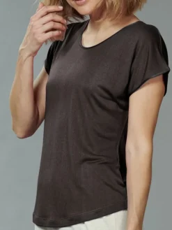 T-Shirt CINDA von Kokon Zwo mit Seide und Leinen