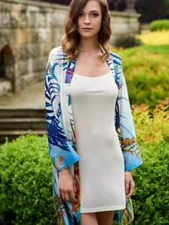 Unterkleid aus Seidenjersey PURE schwarz oder weiß von Gattina