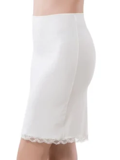 Unterrock Microfaser Spitze WANDA von Cotton Club Rubino