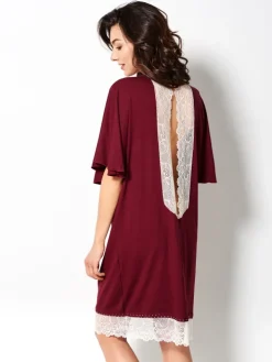 Viscose Sleepshirt HEDDA mit Spitze von Gattina