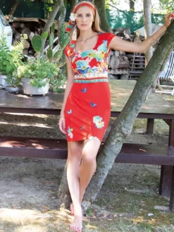 Viscose Strandkleid PAPILLON No. 2 von Chiara Fiorini