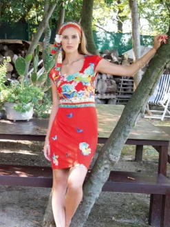 Viscose Strandkleid PAPILLON No. 2 von Chiara Fiorini