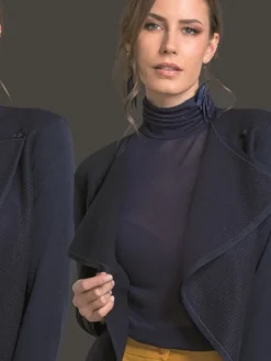 Voile ROLLKRAGEN SHIRT von Artimaglia mit Kaschmir