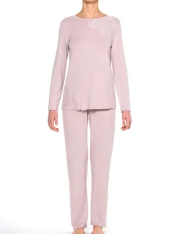 Winter Pyjama ELIZABETH alt-rosa aus Modal von Imec