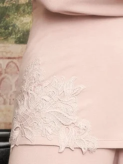 Winter Pyjama ELIZABETH alt-rosa aus Modal von Imec