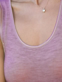 Wolle-Seide Camisole Top RUGIADA SL pflanzlich gefärbt von Madiva Ecofuture®