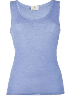 Wolle-Seide Camisole Top RUGIADA SL pflanzlich gefärbt uni Madiva Ecofuture®