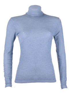 Wolle-Seide Rollkragenshirt BRINA pflanzlich gefärbt von Madiva Ecofuture®