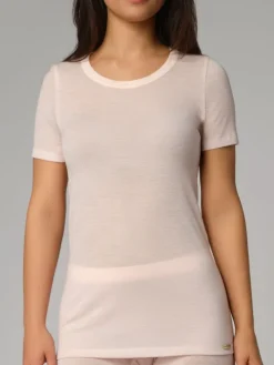 Wolle-Seide Rundhals T-SHIRT 7501 comazo|earth