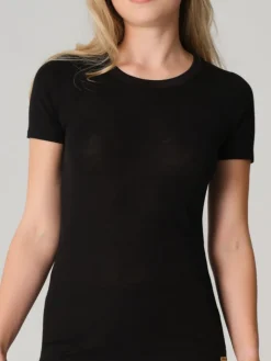 Wolle-Seide Rundhals T-SHIRT 7501 comazo|earth