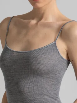 Wolle-Seide Spaghettiträger Top ROMILDA von Boglietti