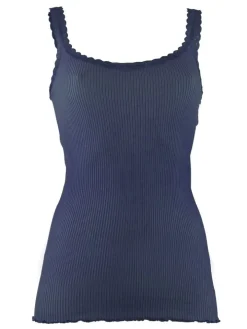 Wolle-Seide Träger-Top BREEZE S/S gerippt Madiva Ecofuture®