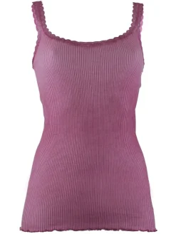 Wolle-Seide Träger-Top BREEZE S/S gerippt von Madiva Ecofuture®