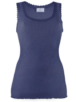 Wolle-Seide Unterhemd BREEZE SL gerippt Madiva Ecofuture®